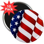  Mini Button (10 pack) Americam Flag