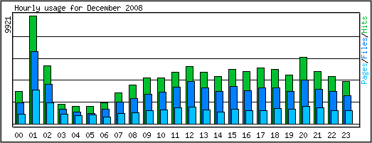 Hourly usage