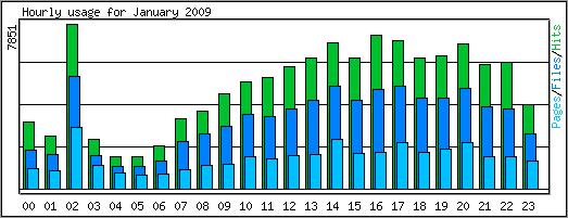 Hourly usage