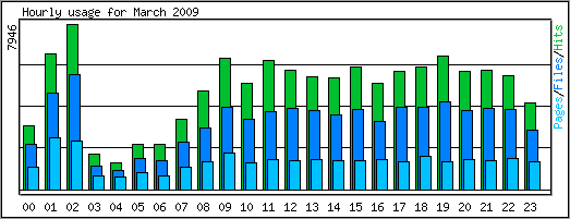 Hourly usage